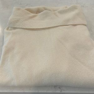 Woman’s Theory cashmere cowl neck sweater